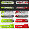 Upload and Download Button Set Upload and Download Button Set