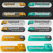 Upload and Download Button Set Upload and Download Button Set