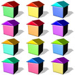 Casa Icona-Icone Home-Maison Icone-Multicolor