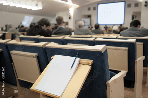 Photo: Business conference. Business conference.