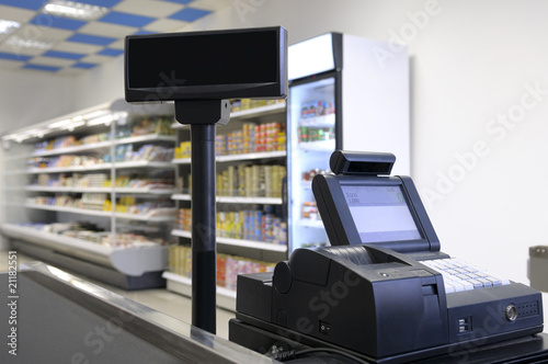 Photo: Cash register. Cash register.