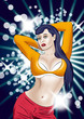 sexy party - mit hintergrund