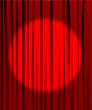 Curtain from the theatre with a spotlight Curtain from the theatre with a spotlight
