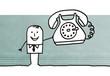 Illustration: business & phone business & phone