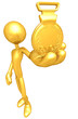 Gold Guy With Gold Medal