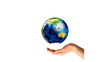Multiracial hands around the Earth. Unity and world peace Multiracial hands around the Earth. Unity and world peace