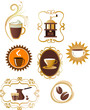 Coffee icons set - 4