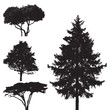trees - vector set