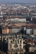 Cathédrale et place Bellecour depuis Foruvière