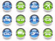 ''Transport'' glossy icons