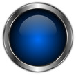 icones boutons bleu