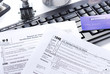 Photo: filling tax form 1040 filling tax form 1040