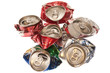 Foto: crushed aluminum cans crushed aluminum cans