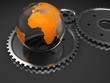 earth and gear wheels