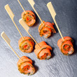 Brochettes au saumon Brochettes au saumon