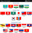Flags of the World - Asia - Part I.