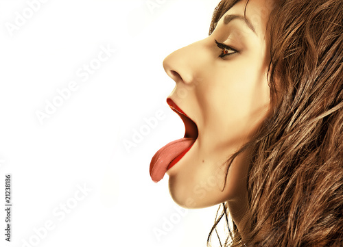 Photo: sacando lengua sacando lengua