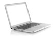 Laptop with blank screen