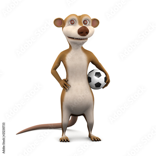 Illustration: Footballer 3d Footballer 3d