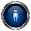 icones boutons homme bleu