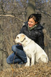 Girl and dog Girl and dog