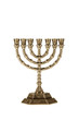 Menorah isolated on white