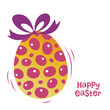 Easter Egg with Bow