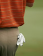 Photo: Golf Glove in Rear Pocket - clipping path Golf Glove in Rear Pocket - clipping path