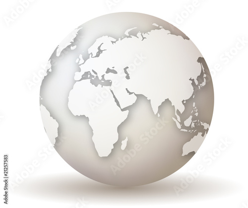 3D Vector Earth Globe