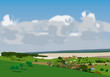 Paysage village