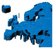 3d map of Europe