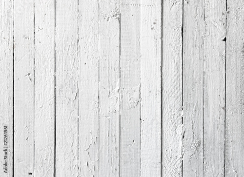 Foto: Grunge white painted wooden plank Grunge white painted wooden plank