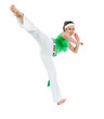 girl capoeira dancer posing girl capoeira dancer posing
