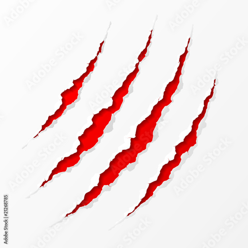 Vektor: Claws scratches. Easy editable vector illustration. Claws scratches. Easy editable vector illustration.