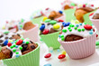 Quadro bunte Muffins