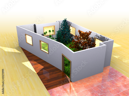Illustration: Invert house Invert house