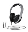 Vektor: headphones whith a cord headphones whith a cord