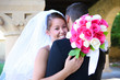 Bride and Groom at Wedding