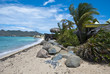 Coast in Saint Maarten Island, Dutch Antilles