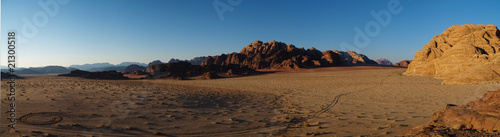 Photo: wadi rum sunset wadi rum sunset