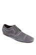 gray suede men shoe