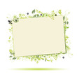 Floral frame beautiful with place for your text