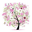 Floral tree beautiful