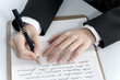Scrivere a mano con penna