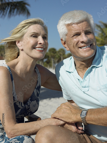 couple holding hands on beach. senior couple holding hands on tropical each © biker3 #21310104. senior couple holding hands on tropical each