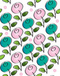Vector: Floral design element with rose Floral design element with rose