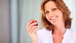 Health concept - An apple a day keeps the doctor away