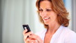 Video: Lovely lady text messaging from her cell phone Lovely lady text messaging from her cell phone