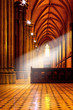 Licht in der Kirche