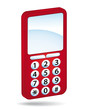 Cell phone icon. Cell phone icon.